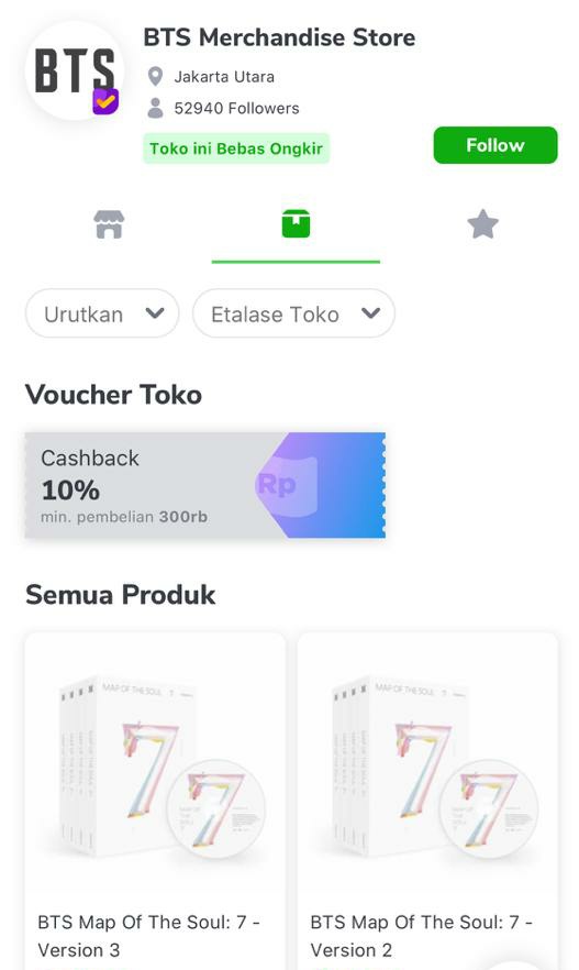 💥Giveaway💥
Ungkapan terima kasih yg ke-2 utk Tokopedia krn acaranya bikin bangga Indomy

1 Album BTS MOTS 7 ver 1/2/3
CO di BTS merchandise store toped utk 1 Indomy

- RT n like
- Rep bebas, pics uwu n vote #MTVHottest BTS <a href="/BTS_twt/">방탄소년단</a> 
- Followers only
- End Agust D-2 😉

GL 💜