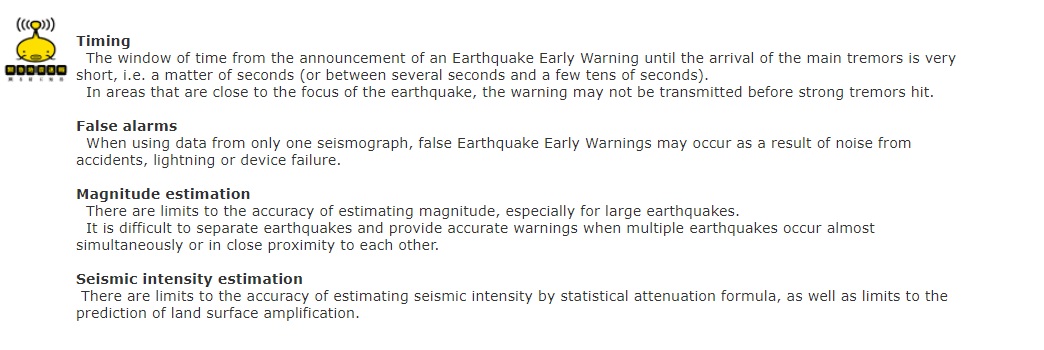 Since the time the system was set up in the 2000s, the JMA has acknowledged it's not perfect...