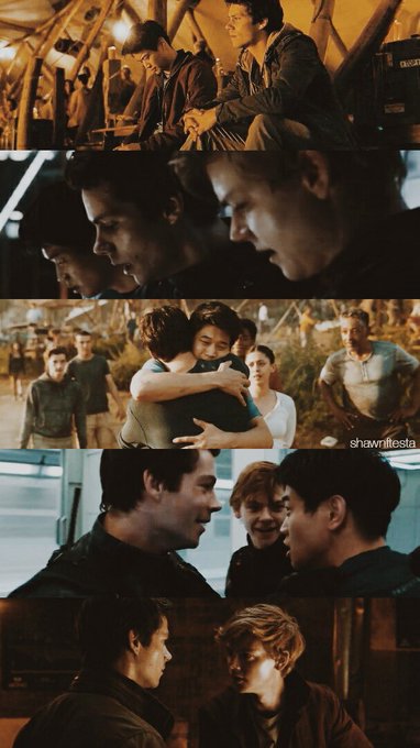 jaceyxthomas's tweet photo. Aprovecho que Maze Runner es tu para decir que estos 3 merecían ser felices juntos https://t.co/Dcq7PUhkDC