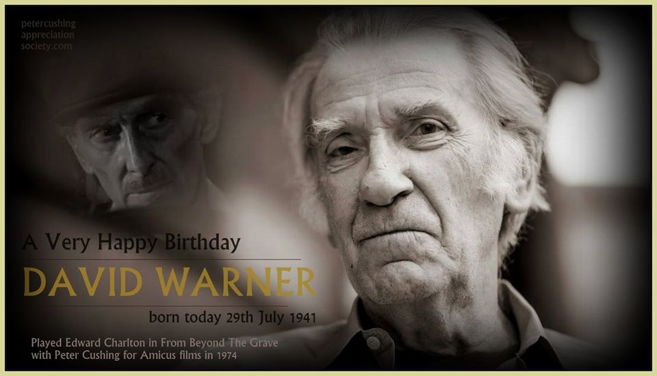  (PCASUK): HAPPY BIRTHDAY ACTOR DAVID WARNER : THE OMEN : STR...  
