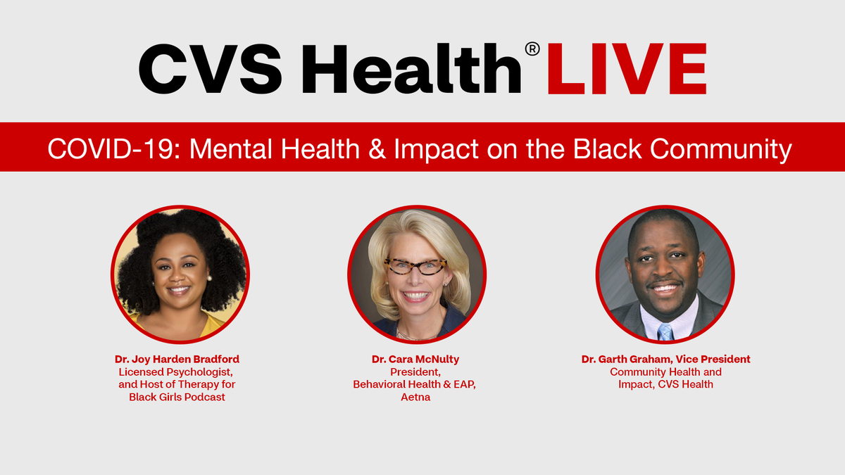 Cara McNulty (@cmcnultyaetna) on Twitter photo Join me tomorrow at 12 pm EST for a new <a href="/CVSHealth/">CVS Health</a> Live discussion, where I'll be discussing #COVID19 health disparities and mental wellbeing. Join me tomorrow at 12 pm EST for a new <a href="/CVSHealth/">CVS Health</a> Live discussion, where I'll be discussing #COVID19 health disparities and mental wellbeing.