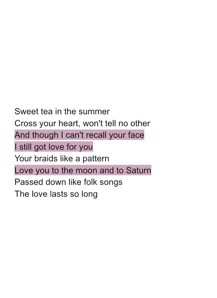 seven______“a hope like you” is written about the idea of wanting something you can’t have, in daisy’s case, a family