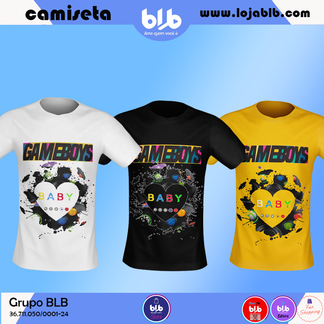 boyslovebrasil's tweet photo. [#BLBSTORE] Camisetas Gameboys.
-
💵 ➔ R$45,00
📬 ➔ Enviamos p/ todo o Brasil, consulte o frete;
💳 ➔ Formas de pagamento: Cartão de crédito (3x sem juros), boleto via: Mercado Pago,  PicPay, PayPal e
transferência bancária.

📍https://t.co/jYa17UzRHF📍 https://t.co/KB78P2jmPV