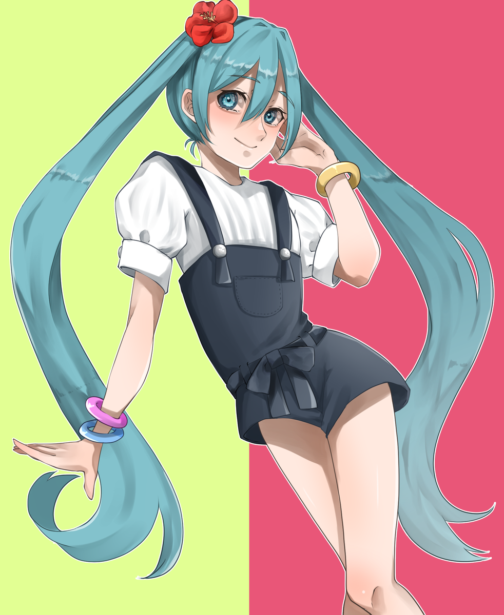 ピアプロ運営です 本日は 私服 作品をご紹介 透霞はる汰さんのミクさん 夏らしい Piapro ピアプロ のイラスト