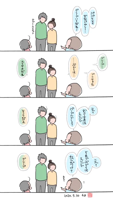 4歳10ヶ月まだたまーにこーいう会話になる #ちょたとなっちゃん 