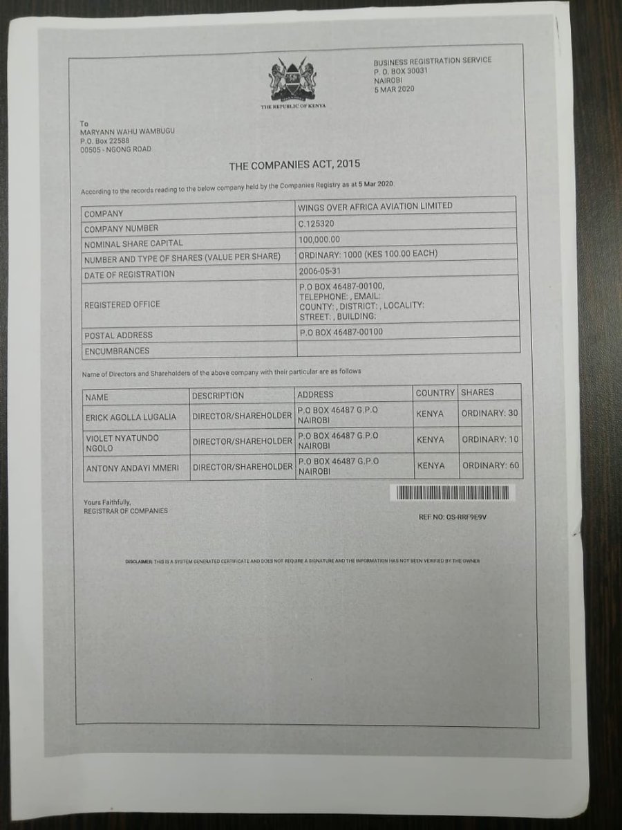 Eric Agolla's briefcase charter company was sued by Twiga Tours for leaving passengers stranded in Lamu. He is yet to pay the damages awarded to Twiga. He now claims he bought the land and paid Sh200 million cash. He is a seasoned conman and if you're one of his victims, DM me.