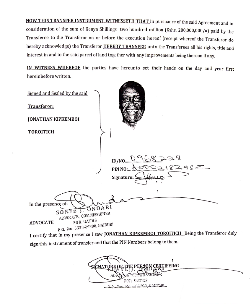 Eric Agolla's briefcase charter company was sued by Twiga Tours for leaving passengers stranded in Lamu. He is yet to pay the damages awarded to Twiga. He now claims he bought the land and paid Sh200 million cash. He is a seasoned conman and if you're one of his victims, DM me.