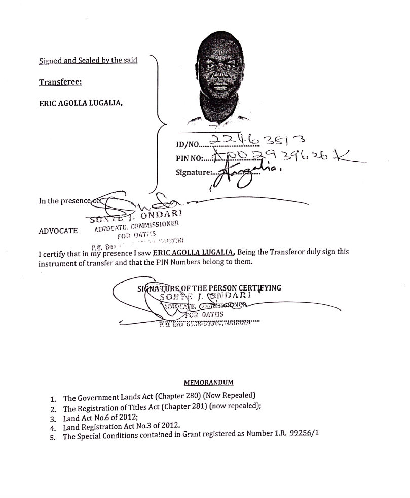 Eric Agolla's briefcase charter company was sued by Twiga Tours for leaving passengers stranded in Lamu. He is yet to pay the damages awarded to Twiga. He now claims he bought the land and paid Sh200 million cash. He is a seasoned conman and if you're one of his victims, DM me.