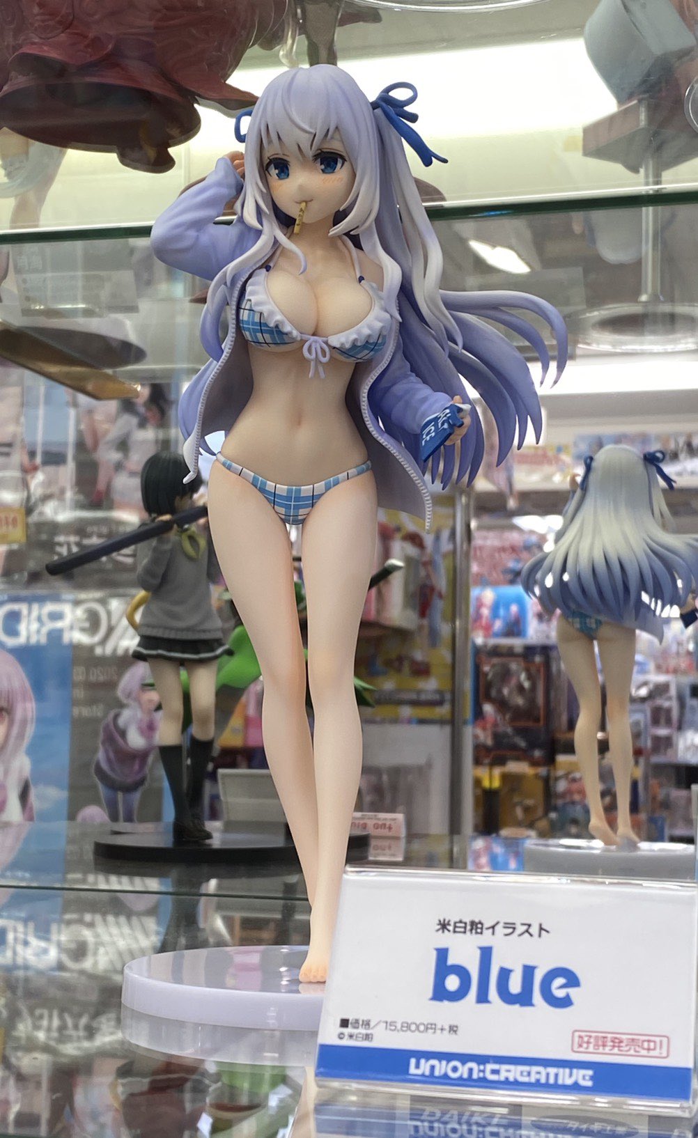 Amazon | 米白粕イラスト「blue」ノンスケール PVC&ABS製 塗装