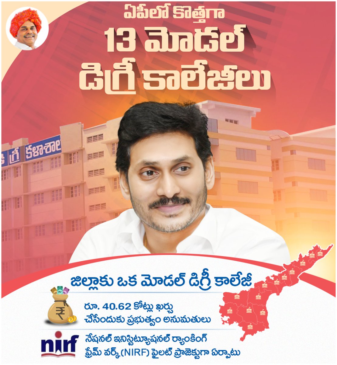 ఏపీలో కొత్తగా 13 మోడల్ డిగ్రీ కాలేజీలు
#APCMYSJagan