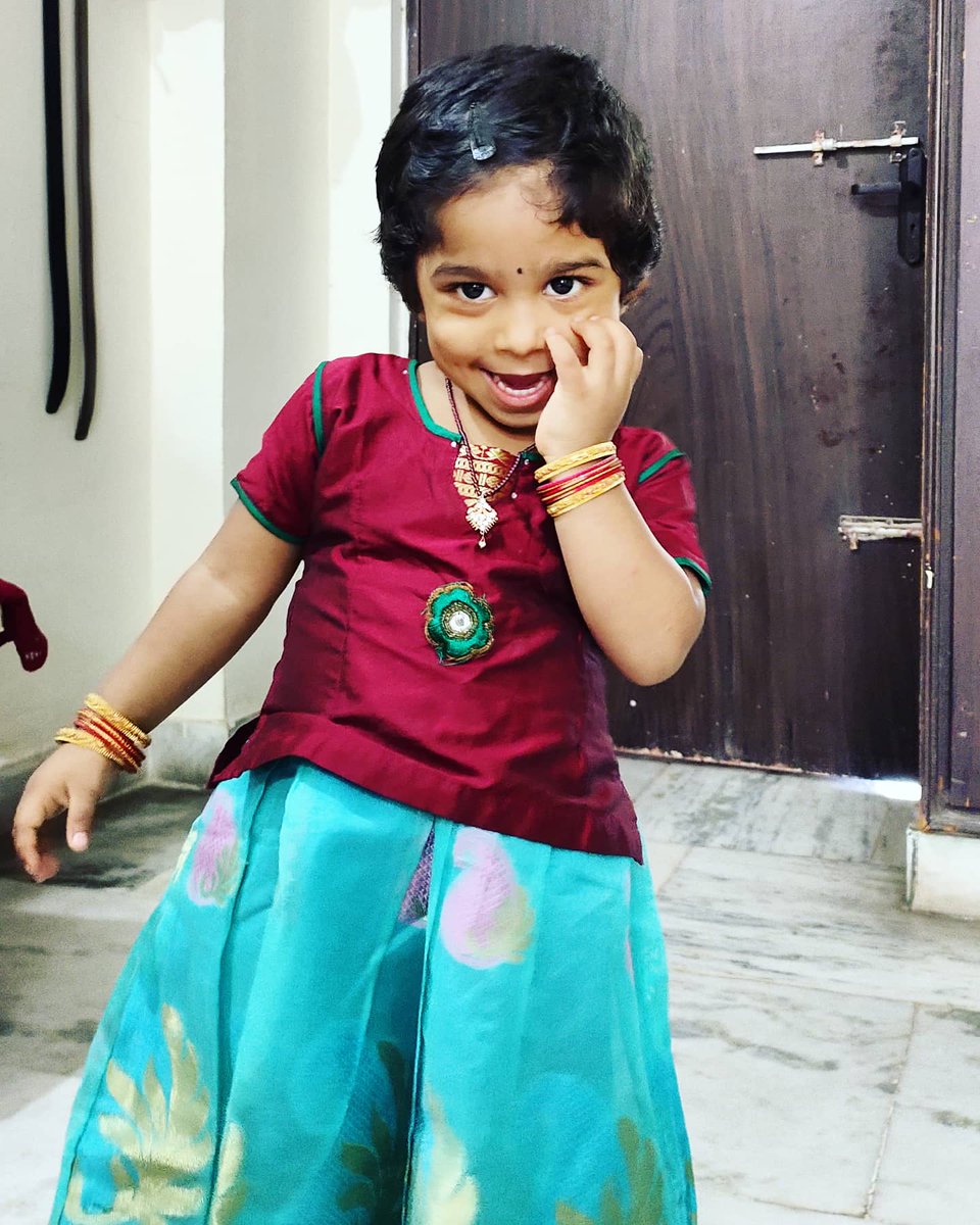 avinash_parimi's tweet photo. From childhood she acts like a heroine ... My love..my world.. everything. https://t.co/CUFP1TV8SK