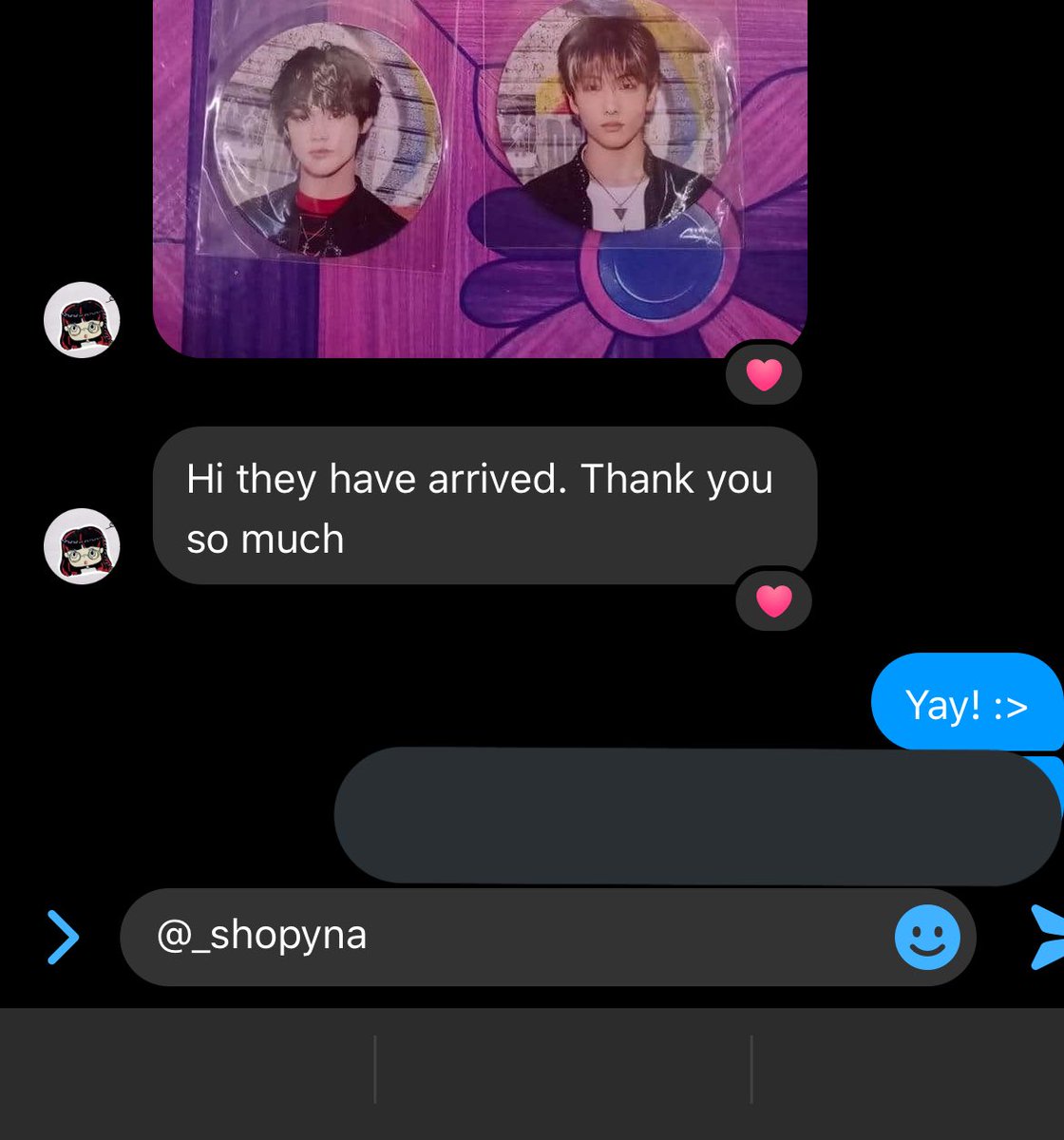 _SHOPYNA's tweet photo. #SHYfeedback 💗💗💗💗 https://t.co/RdmOzZ7mgr