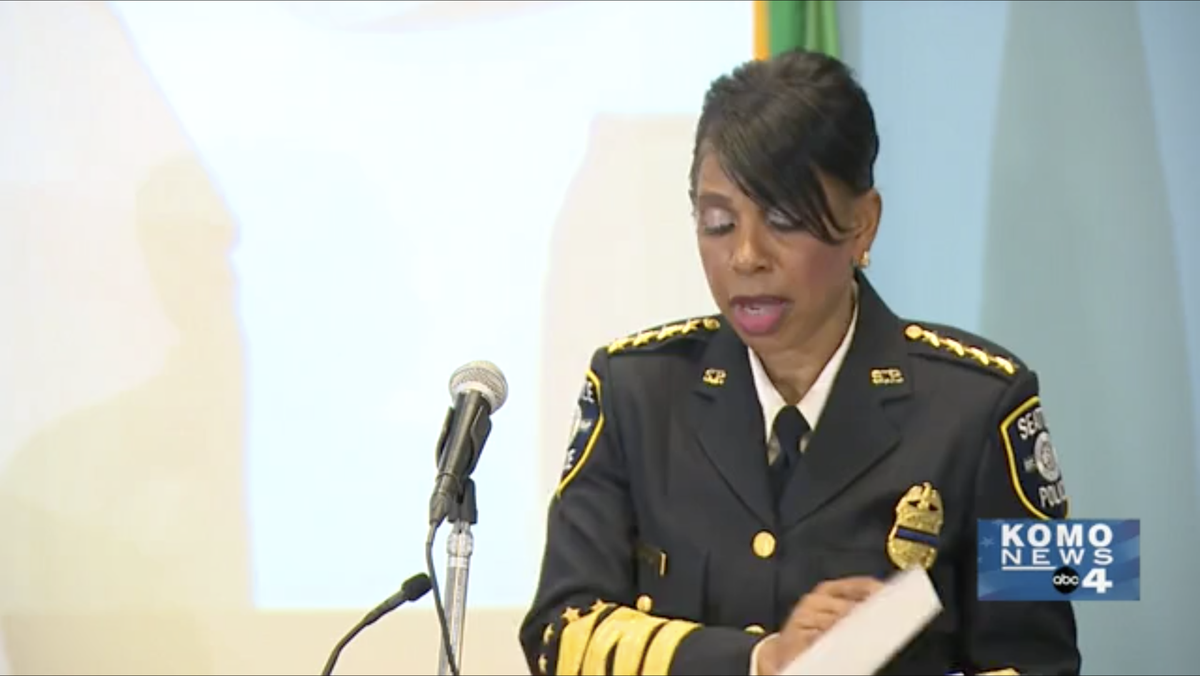 This is why they held a 30-minute press conference. They spent 30 minutes trotting out this nonsense as evidence that the widespread and indiscriminate violence committed by the Seattle Police Department this past Saturday was somehow appropriate. Why do we pay them to lie to us?