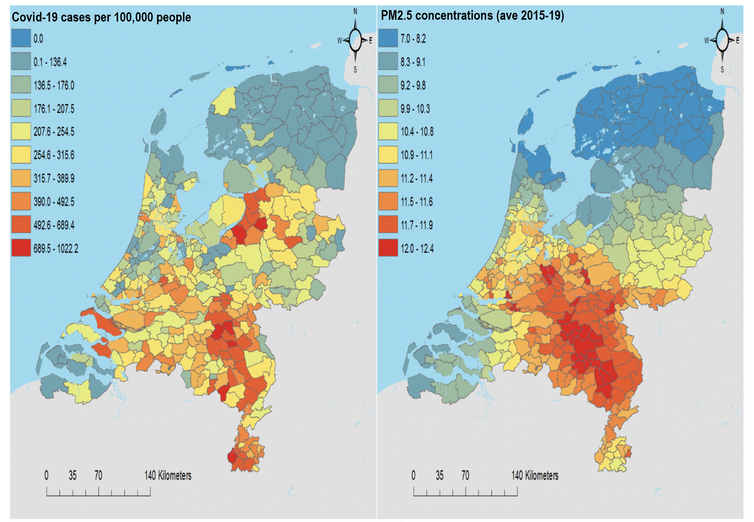 wef's tweet photo. Air pollution exposure linked to higher COVID-19 cases and deaths – new study https://t.co/cgmDPVMOE8 #COVID19 #health https://t.co/L2bkSMgTrj