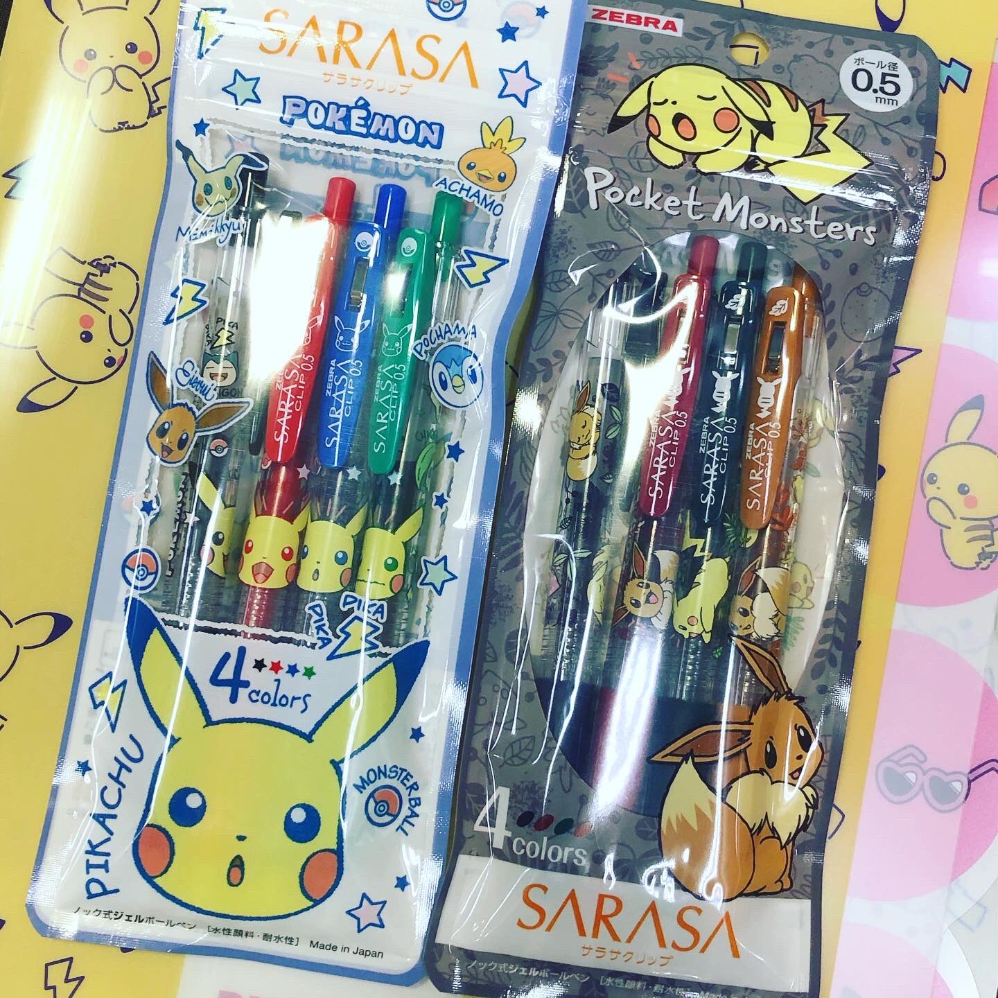 Pokemon time サーナイト ボールペン エナージェルボールペン「Pikachu number025」ピカチュウ チラシ