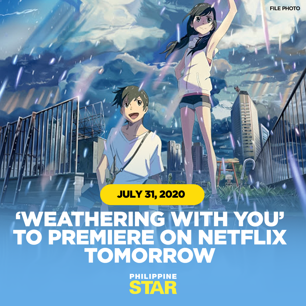 Weathering with You' is coming to Netflix on July 31