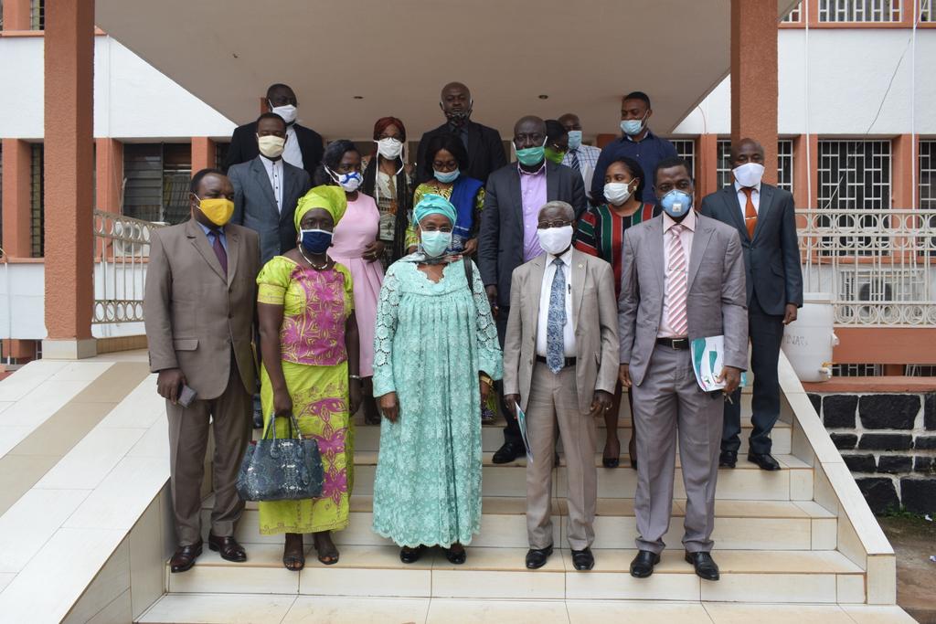 sogoc_cameroon's tweet photo. Very fruitful discussions between #SOGOC/ACAC and Prof Marie Therese Abena Ondoa (MINPROFF) about advancing women's #reproductive health rights in Cameroon. @UNFPACameroon @DrManaouda @FIGOHQ @MinsanteCMR @TheKOGSociety @zago_go @alphonseabongwa https://t.co/c0OfihfCPQ