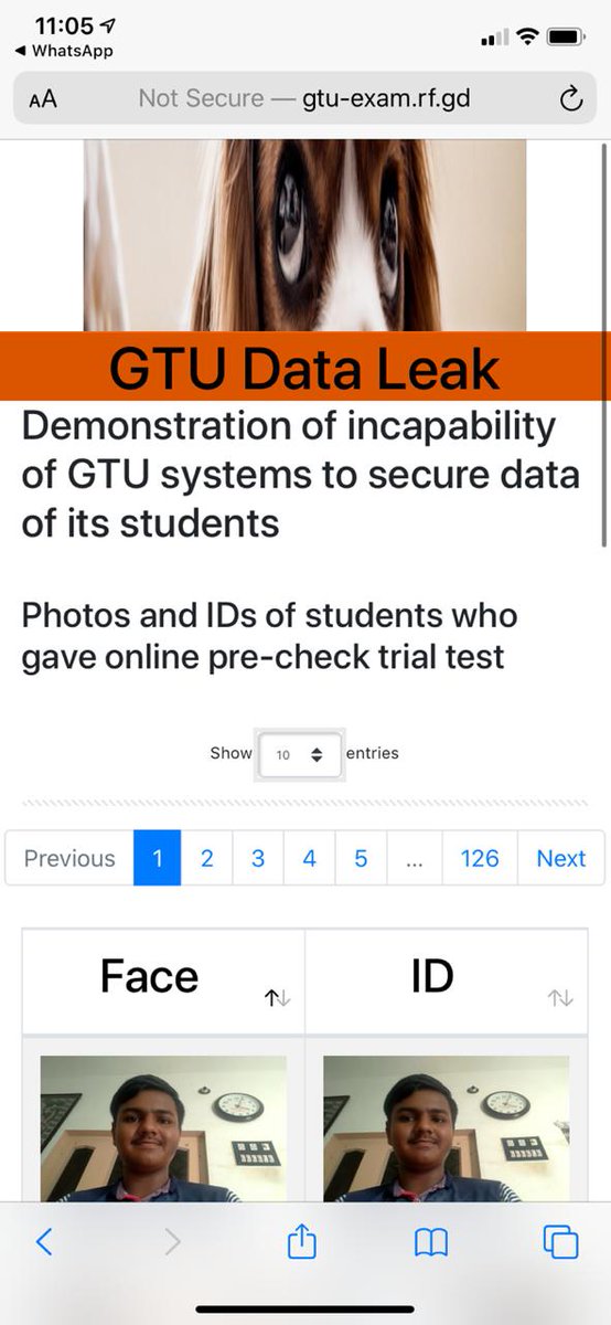kishanjgohel's tweet photo. Who is responsible for Students privacy and data?? 
@GTUoffice @navin_sheth @imBhupendrasinh @CMOGuj @ugc_india 
#gtuexam #gtudataleak
#save_gtu_student https://t.co/J51CpzA2pg
