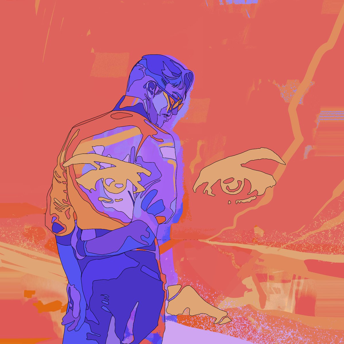strangelande's tweet photo. people carry pain - some will claim #discoelysium https://t.co/15cyTTpiGX