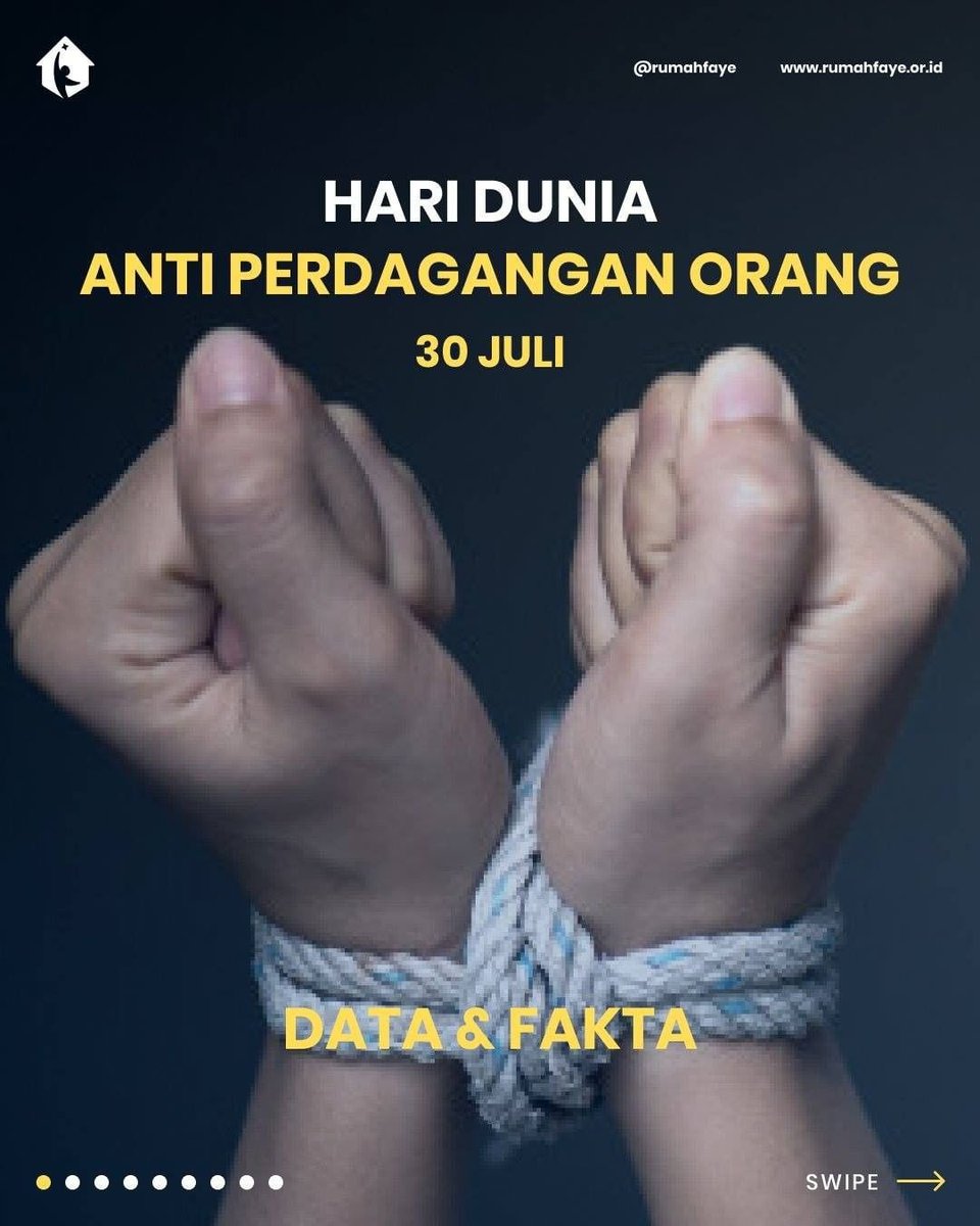 rumahfaye's tweet photo. #AkhiriPerdaganganOrang
#StopPerdaganganAnak
#EndHumanTrafficking
#WorldDayAgainstTraffickingInPersons
#WDATIP2020 https://t.co/kvQu4cYQQ6