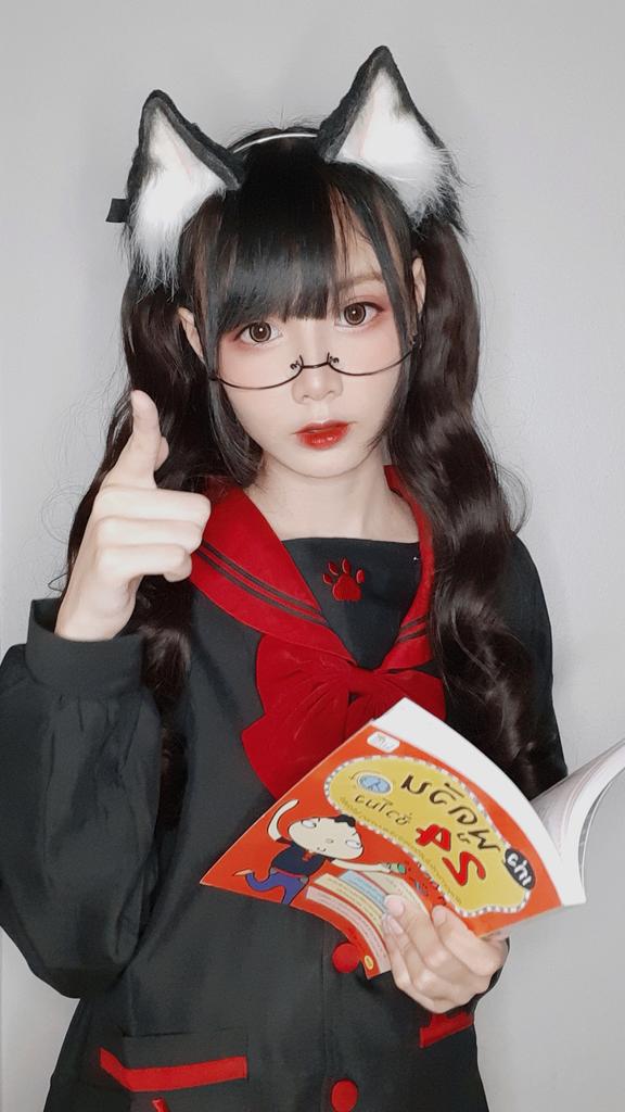 Lanyatingg's tweet photo. กลับมาแน้ววว🌸

#เอมิกะ #Japanese #jk #Lolitafashion  #cosser    
#Emikacosser #schooluniform 
#japanesegirl #lovely #lovelygirls #lolita #gothiclolita  #cosplay #cosplaygirl #kawaii #kawaiicosplay #kawaiugirl #otaku #loli #สาวแว่น #คอสเพลย์ #น่ารัก https://t.co/MMamvMNv7F