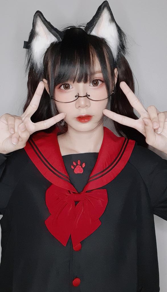 Lanyatingg's tweet photo. กลับมาแน้ววว🌸

#เอมิกะ #Japanese #jk #Lolitafashion  #cosser    
#Emikacosser #schooluniform 
#japanesegirl #lovely #lovelygirls #lolita #gothiclolita  #cosplay #cosplaygirl #kawaii #kawaiicosplay #kawaiugirl #otaku #loli #สาวแว่น #คอสเพลย์ #น่ารัก https://t.co/MMamvMNv7F