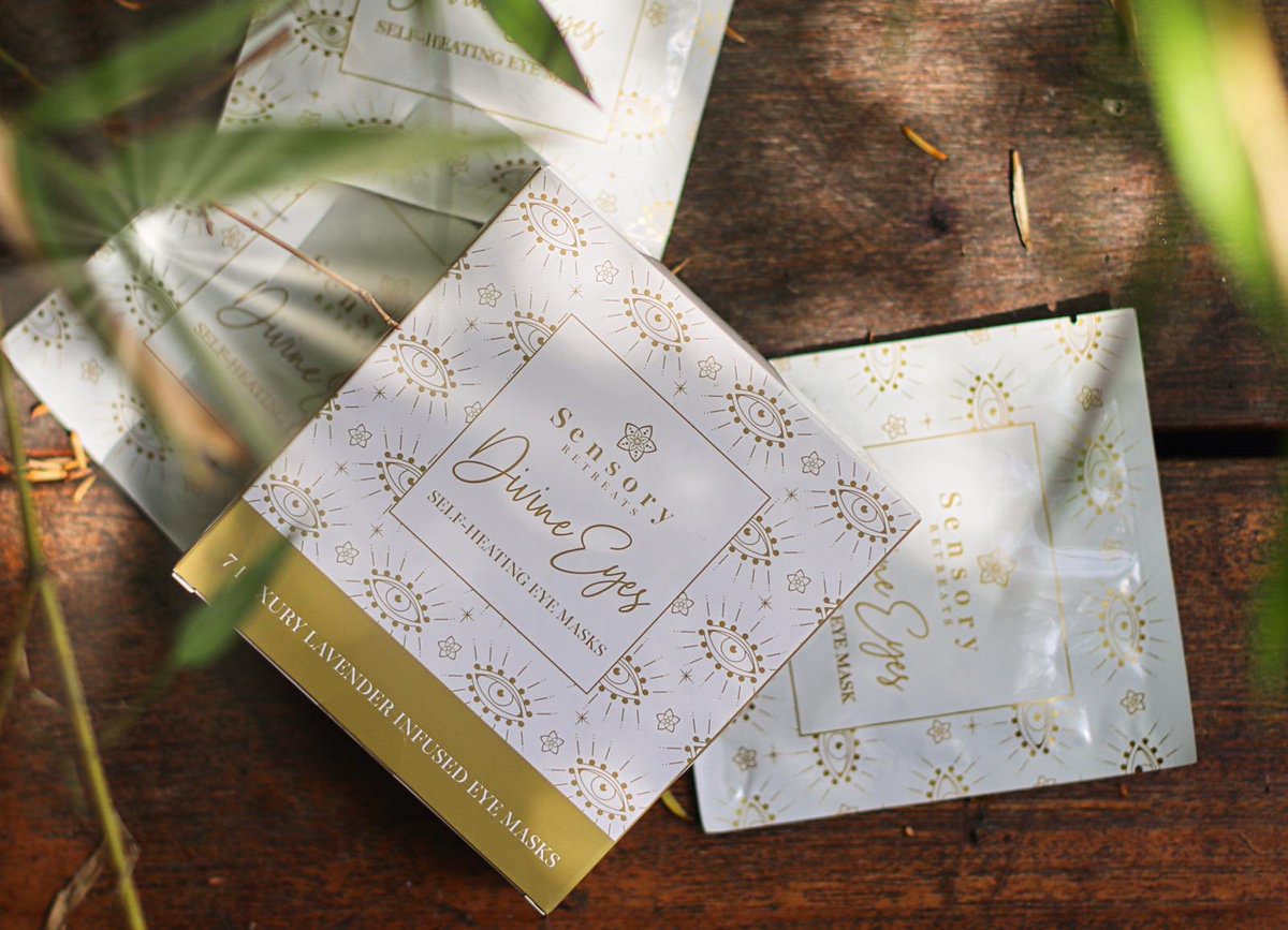 We are so excited to share with you a sneak peak of our brand new product - Divine Eyes Self-Heating Eye Mask
Officially launching September 2020! Visit our website to pre-order yours now sensoryretreats.com

#mydivineeyesmask #mydivineeyesescape #mydivineeyestime #Eyemask
