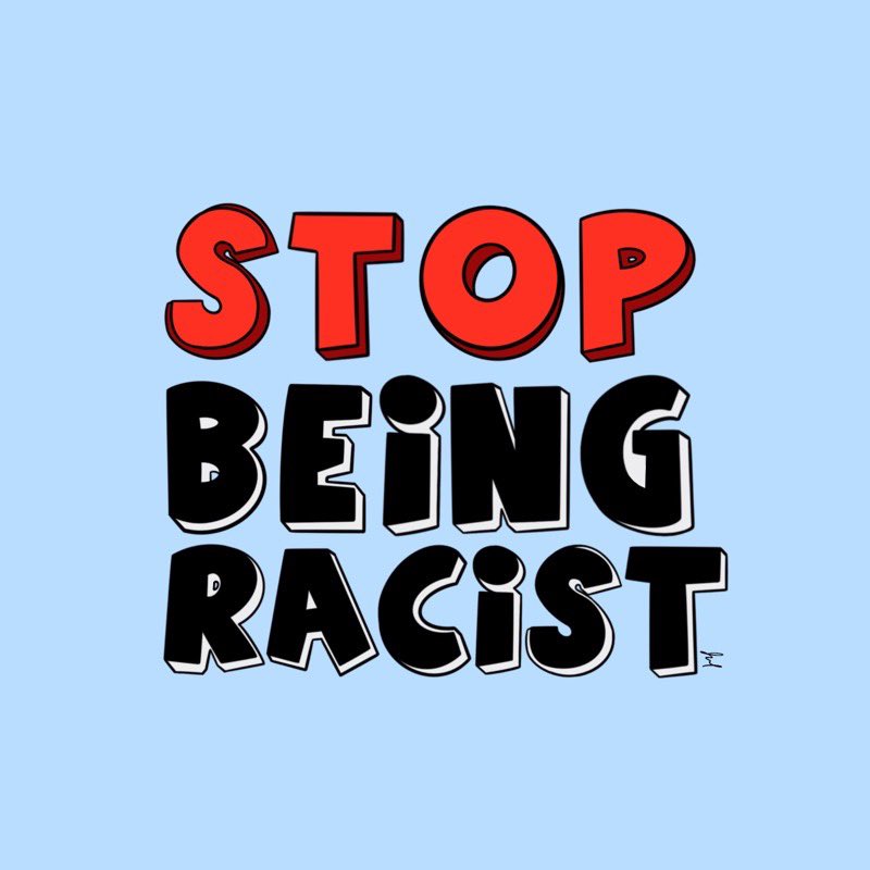juliesartarama's tweet image. some of today’s work 😇 STOP BEING RACIST! #stopbeingracist #procreate #ArtistOnTwitter #digitalart