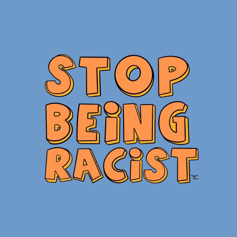 juliesartarama's tweet image. some of today’s work 😇 STOP BEING RACIST! #stopbeingracist #procreate #ArtistOnTwitter #digitalart