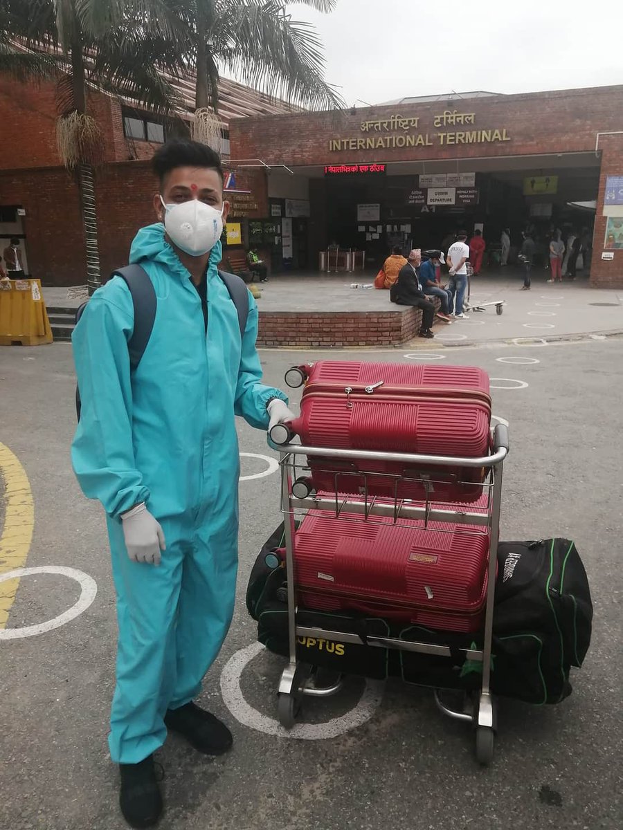 Sandeep Lamichhane depart for CPL T20.

#CPLT20