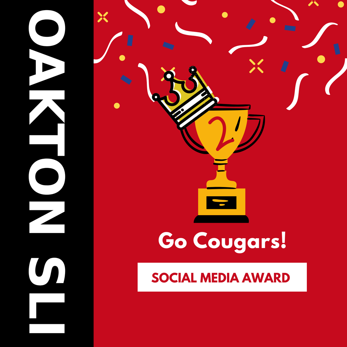 Cougars Did It Again!

This week NASA announced Artemis Generation Winners of NASA Student Launch. Oakton Rocketry got 2nd place for Social Media Category. Of course, we couldn't do this without our mentors. Special thanks to Shella Condino and Joseph Woodford.

Go Cougars...