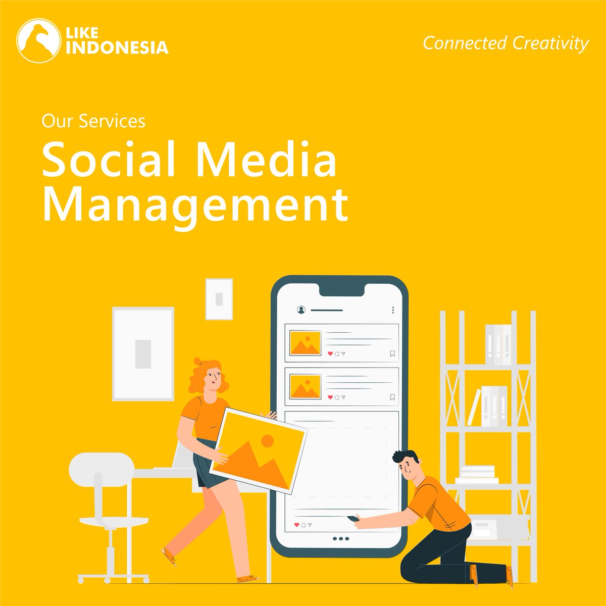likedigitalcom's tweet image. Bentuk citra positif disetiap kampanye digitalmu..!

Bangun media sosial lebih terstruktur dan menarik sesuai trend saat ini, agar efek peningkatan bisnis bisa anda rasakan.

Join Us

#likeindonesiacom #connectedcreativity #sosialmedia #digitalmarketing #sosialmediamarketing
