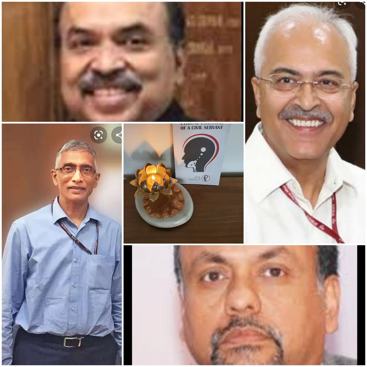 "Civil Servants are confronted with huge dilemmas during their careers &amp; they will continue to do so.However, inspiration can be sought from officers (like <a href="/paramiyer_/">Param Iyer</a>  <a href="/BhallaAjay26/">Ajay Bhalla</a> <a href="/Sanjay19031962/">Sanjay Agarwal</a> @DebasishPanda87) who have managed to succeed &amp; serve despite these dilemmas"