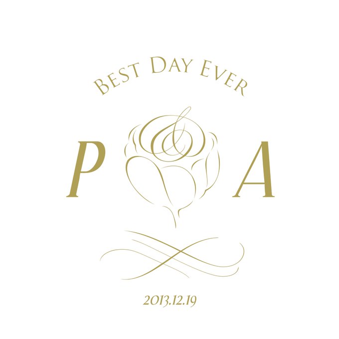 ぼくもPあすロゴ作った☺️💕 