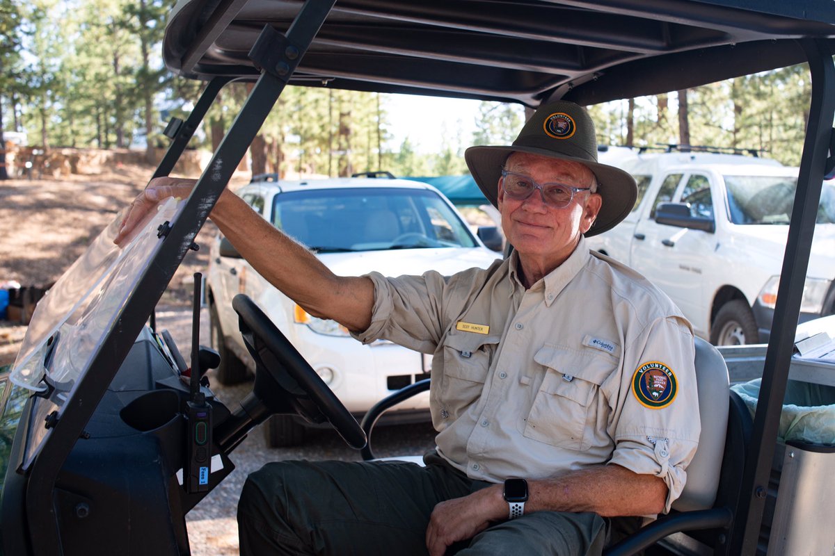 BryceCanyonNPS's tweet photo. The Volunteers-In-Parks program is 50 years old today! At Bryce, volunteers help with visitor education, resource protection, custodial work, and as campground hosts. It’s hard to imagine the park running without them. More on VIP at https://t.co/vasQ3092IZ #VIP50 https://t.co/yIgJi44JwT