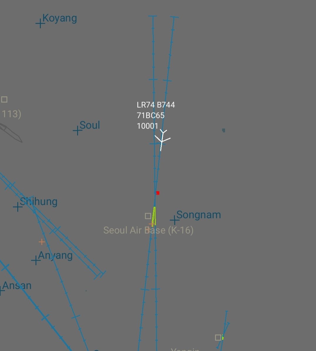 is_keelu's tweet photo. ROKAF
Boeing 747-4B5
Spotted landing at Seoul Air Base, #SouthKorea
#LR74 10001 #71BC65 #VIPtransport https://t.co/buYmhduhas