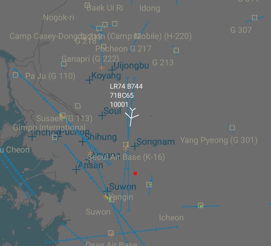 is_keelu's tweet photo. ROKAF
Boeing 747-4B5
Spotted landing at Seoul Air Base, #SouthKorea
#LR74 10001 #71BC65 #VIPtransport https://t.co/buYmhduhas