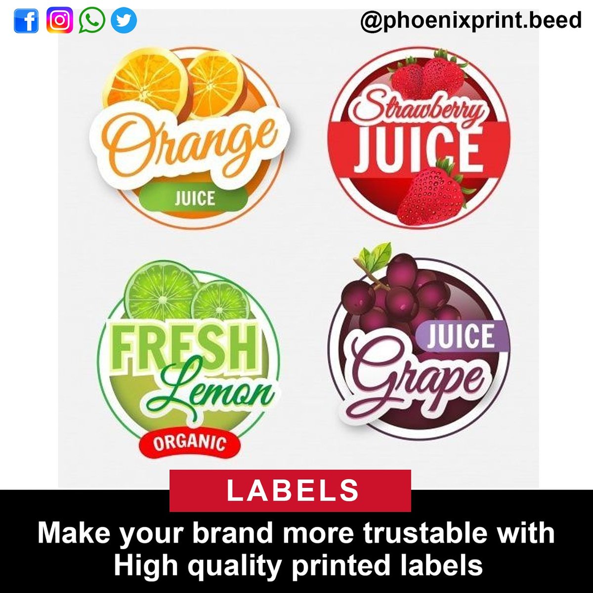 phoenixbeed's tweet photo. Best quality Packaging solutions
.
.
#labels #labeldesign #pacakaging #phoenixprint #beed #maharashtra https://t.co/Ejrah6rh0G