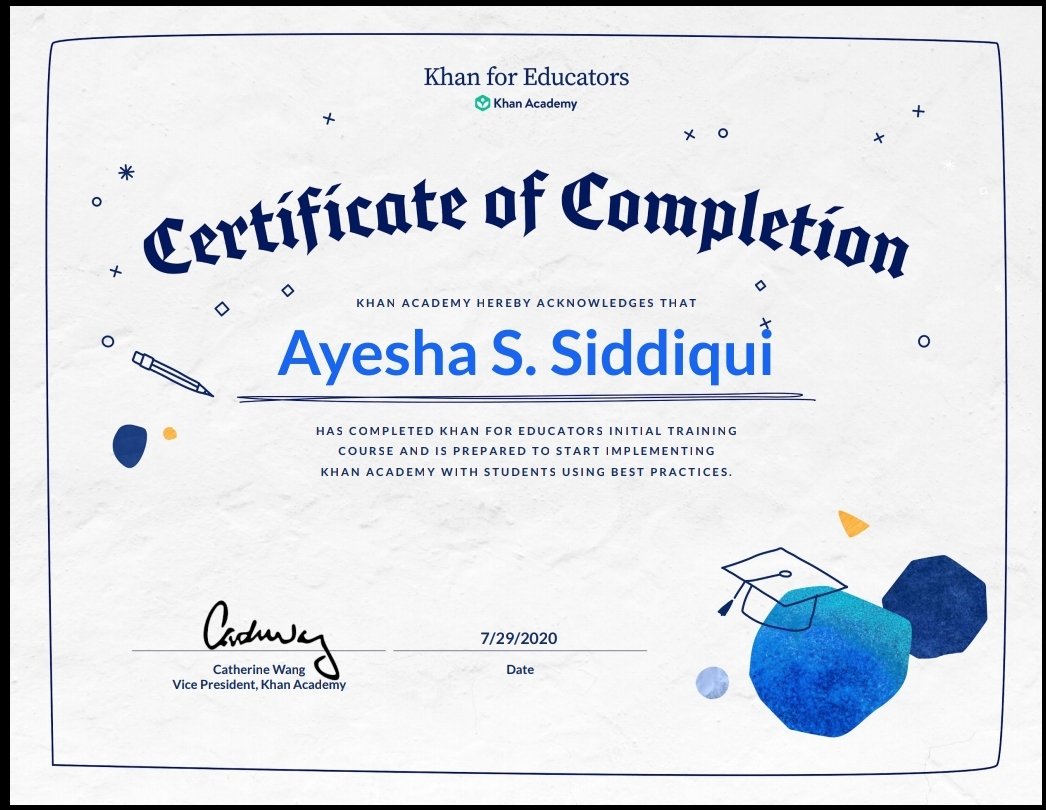 AyeshaS81418787's tweet image. #KhanForEducators