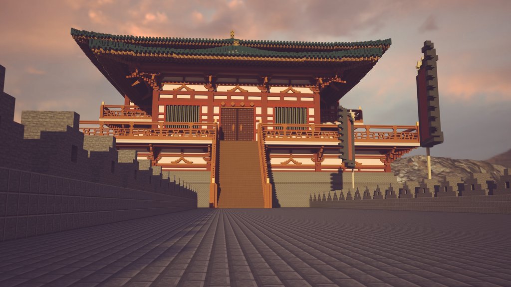 FriedrichVader's tweet photo. The Danfeng Gate

It is the main gate of the Daming Palace. Now this is the second version of it. 

Beacuse I have little information about the low block near the Royal gate,so I did it by imagination😂

Hope u guys will like it.
#Minecraftbuilds
#Minecraft 
#minecraft建築コミュ https://t.co/EilrLiilzX