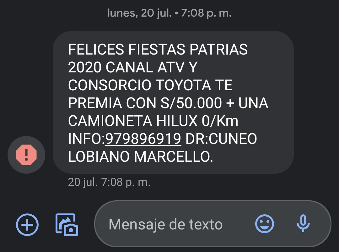 Estafas telefónicas en Venezuela / estafas telefónicas en Perú