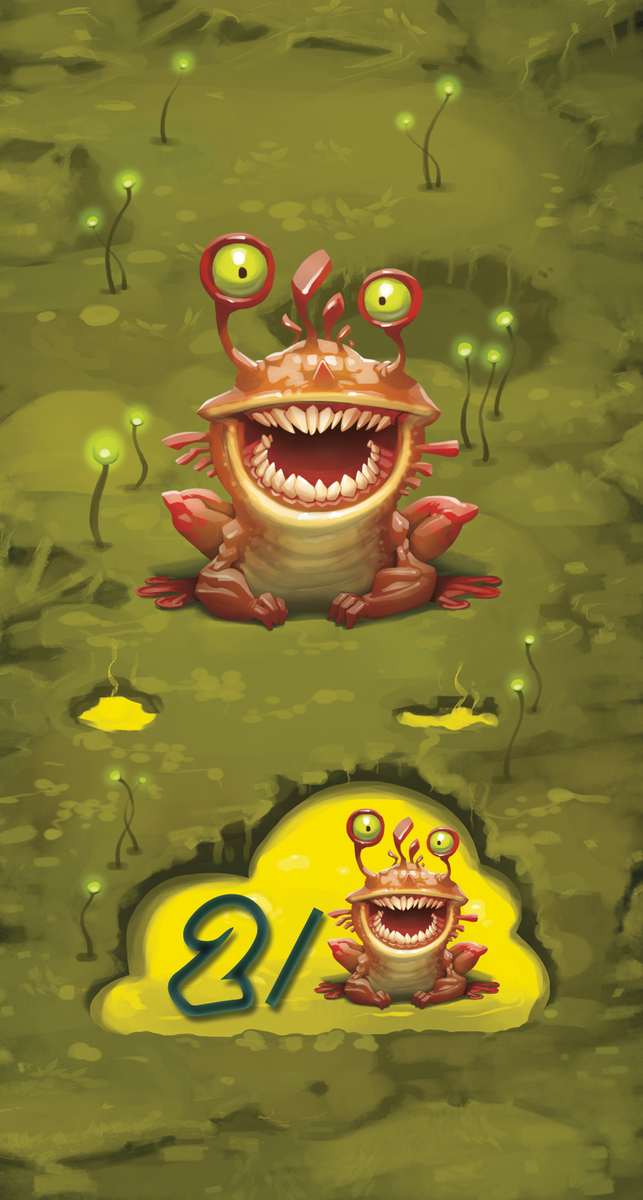 OpaBoardGames's tweet photo. The Space Frog begins life as a creature like a tadpole with a smiley face drawn on. They have powerful legs and are capable of jumping two yards into the air to give you a very wet, webbed high-five.
For more monster reports, join our newsletter: https://t.co/1urOsrYmzP https://t.co/dXZjXCoX53