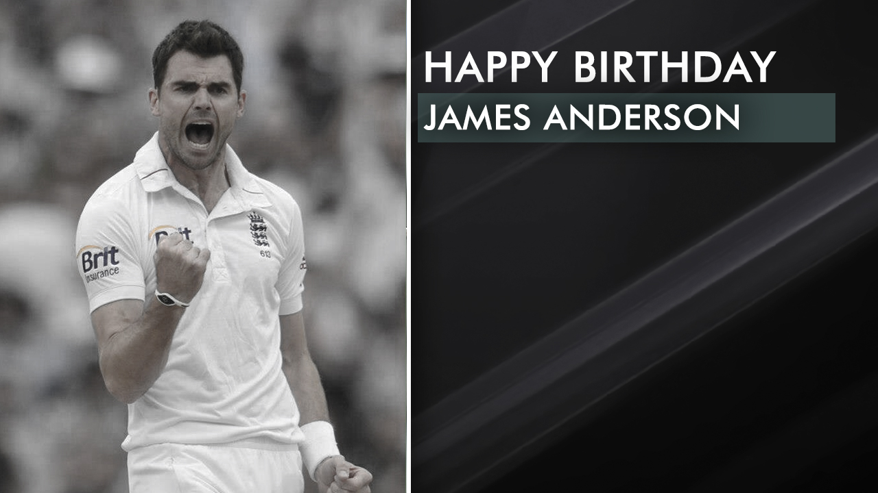 Happy Birthday!! James Anderson

The first England bowler to 4 0 0 Test wickets 
