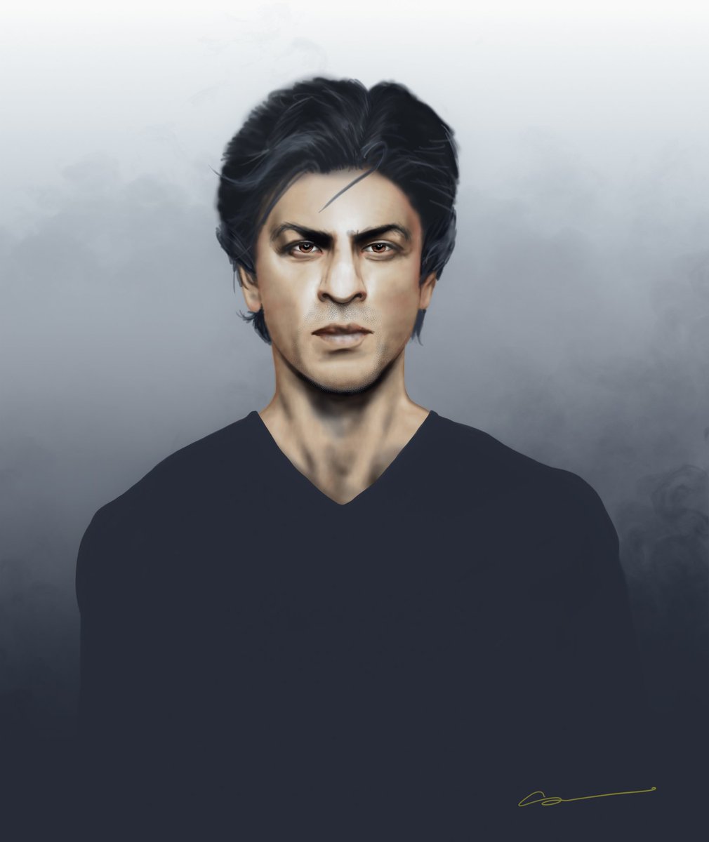 Aw_Jeez_Rick's tweet photo. Digital Painting Of Srk By Redpythongoon https://t.co/hYgPz1awu2