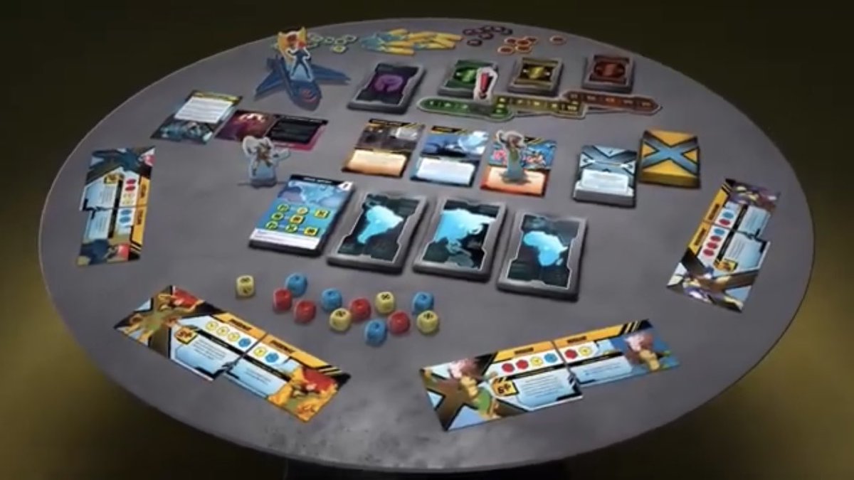 BCboardgamers's tweet photo. [Ryan] @FFGames #Xmen #MutantInsurrection is a new product releasing Q1 2021! 
A dice based, cooperative game, allowing players to assume roles of famous X-men and taking on familiar scenarios. https://t.co/0eA1N279Oy