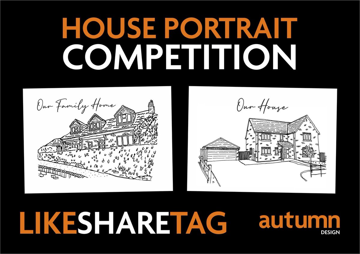 I am running a competition on my Facebook page to win a free house portrait!

Check out the link here to enter: facebook.com/autumndesignan…

#CompetitionTime #art #drawing #competition