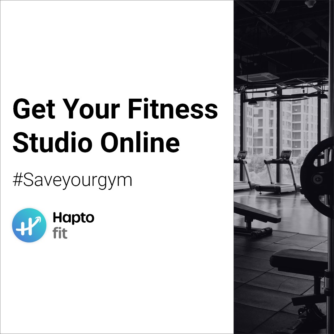 haptofit's tweet photo. We aim to be the ultimate technology solution for all our fitness studios, so that they can focus on their client and their goals with out worrying about the huge investments that a technology can cost.#Hapto #HaptoFit #Saveyourgym #Fitnesstudio #online #technologysolution #saas https://t.co/GhWc6E0VSH