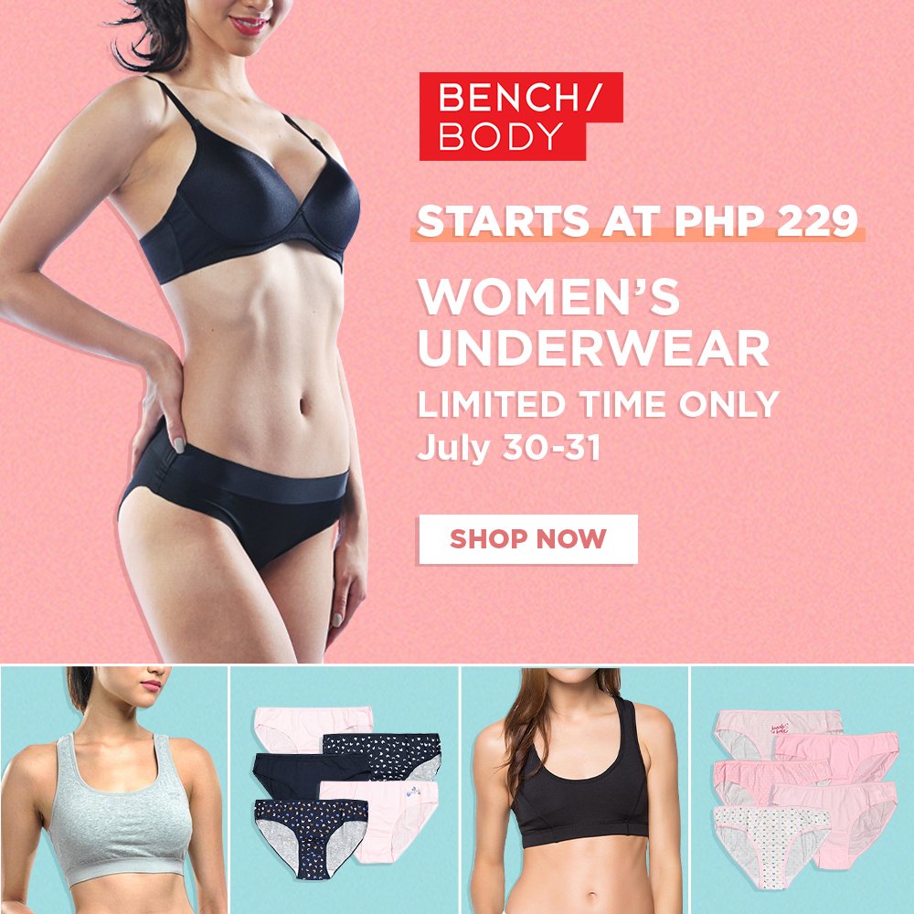 BENCH/ on X: House-bound so we make it comfy 👙 Here's something extra- women's  underwear is on SALE. Visit  now   / X