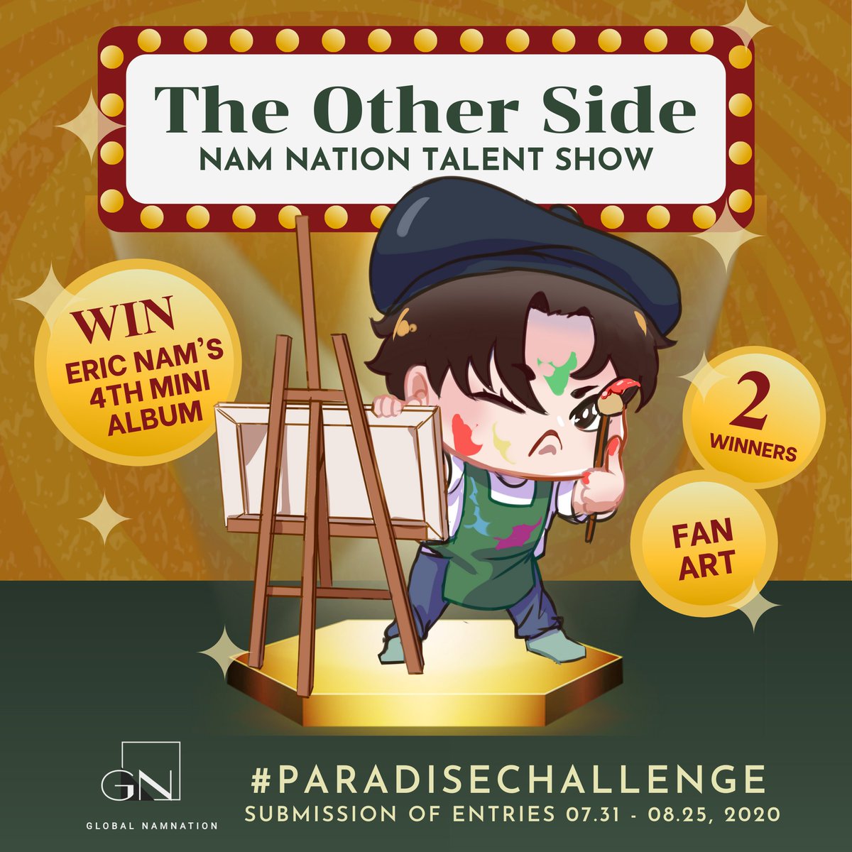 globalnamnation's tweet photo. FAN ART MECHANICS.
‼️#AlbumGiveaway‼️(Thread) 

Win Eric Nam's 4th Mini Album, The Other Side by joining any or all of the ff:
-Fan Art
-Song cover
-Dance Cover

#EricNam #TheOtherSide #ParadiseWithEricNam #Paradise #ParadiseChallenge @ericnamofficial https://t.co/V3pv9p8AXS