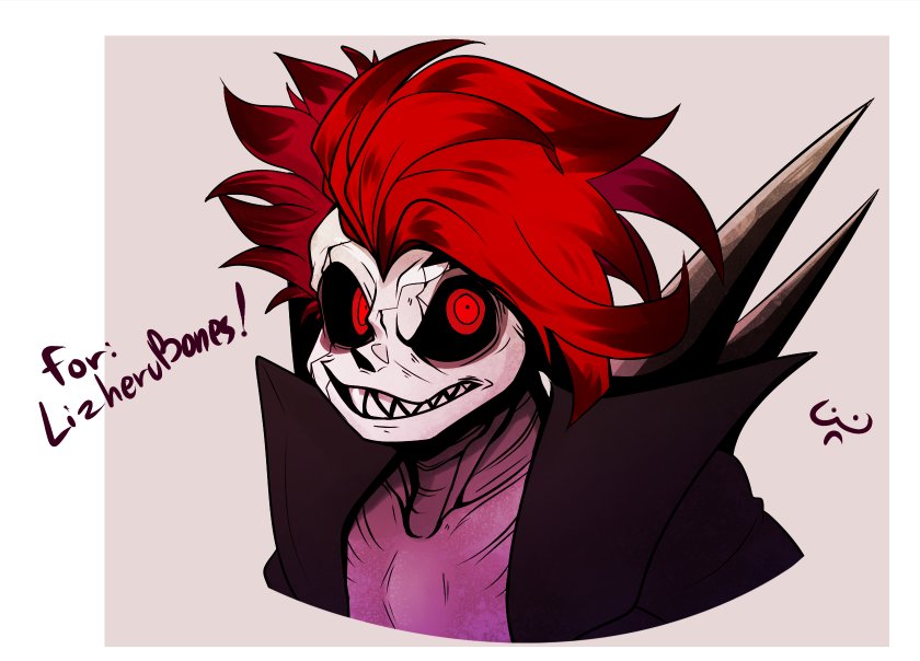 BSkelebunny01's tweet photo. So i was bored and have an idea to do an oc randomizer, @LizheruBones got it so I drew his boi
Here ya go bud☆
#bonesart #twistedbones #lizherubones #oc #skelesona https://t.co/ij0cDI2kNH